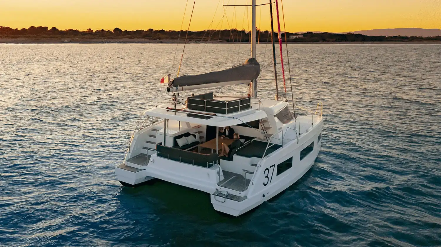 Aventura 37 Catamaran Charter Mandelieu | With Captain