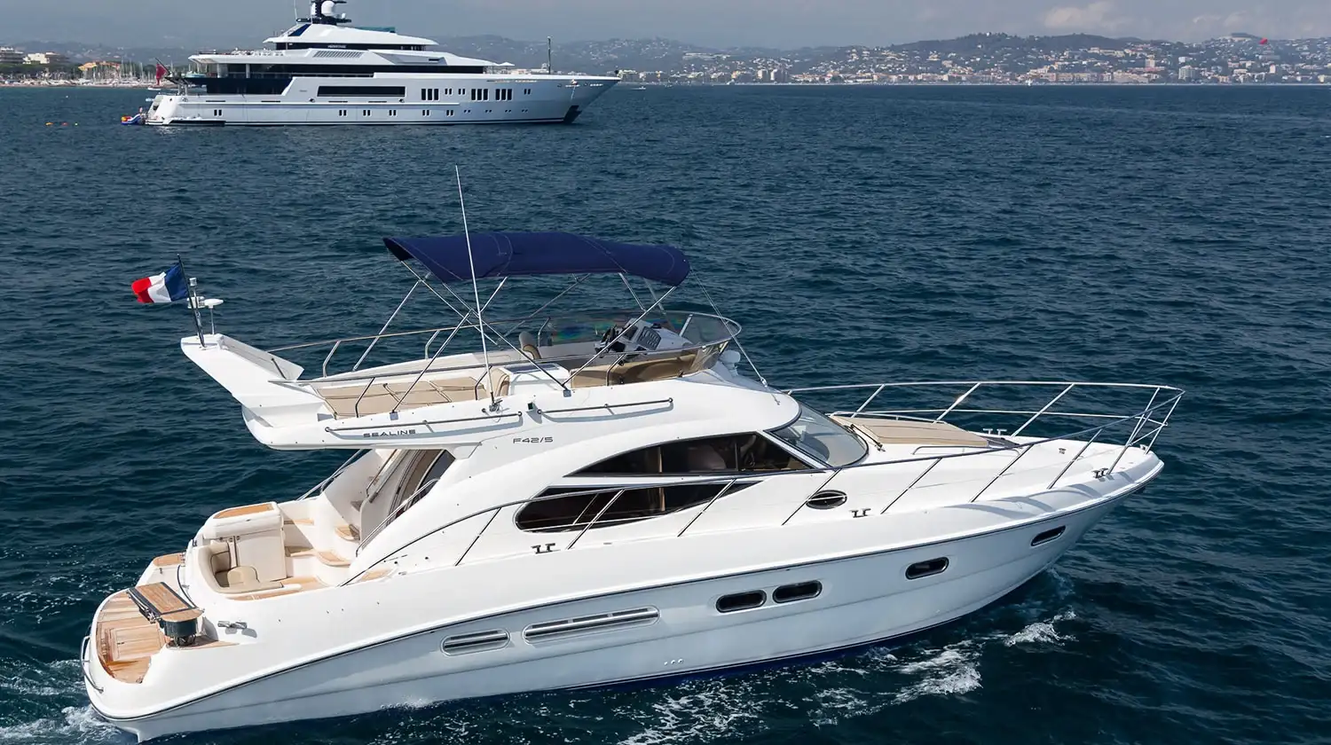 Sealine F42 Yacht Charter Cannes | With Captain